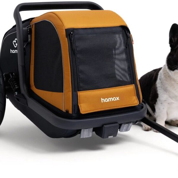 Hamax Milou S Hundeanhänger mit Deichsel
