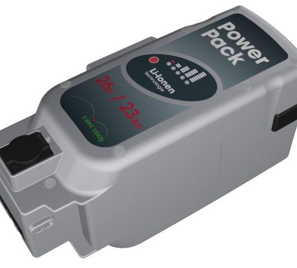 E-Bike Vision - EBV E-Bike Battery, kompatibel zu Panasonic 26 V Sitzrohr
