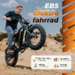 iScooter EB5 20″ Fat Tire E-Mountainbike – Bild 9