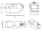 E-Bike Vision - EBV E-Bike Battery, kompatibel zu Panasonic 26 V Sitzrohr